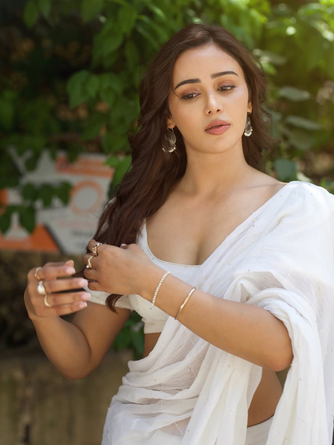 Anaira Gupta Showing Off Stylish Backless Design