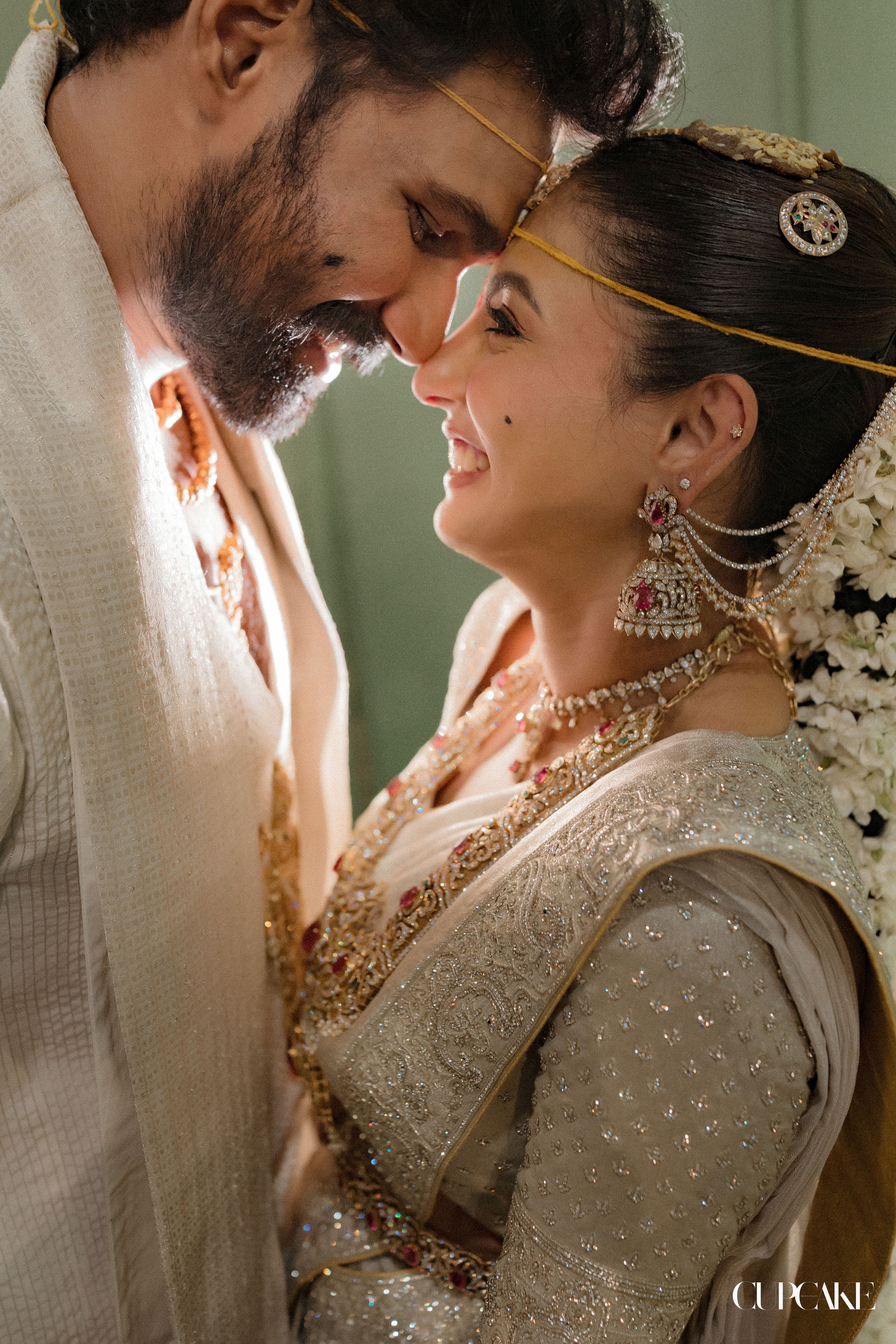 Bellamkonda Sai Sreenivas Kavya Reddy Ivory Wedding Style