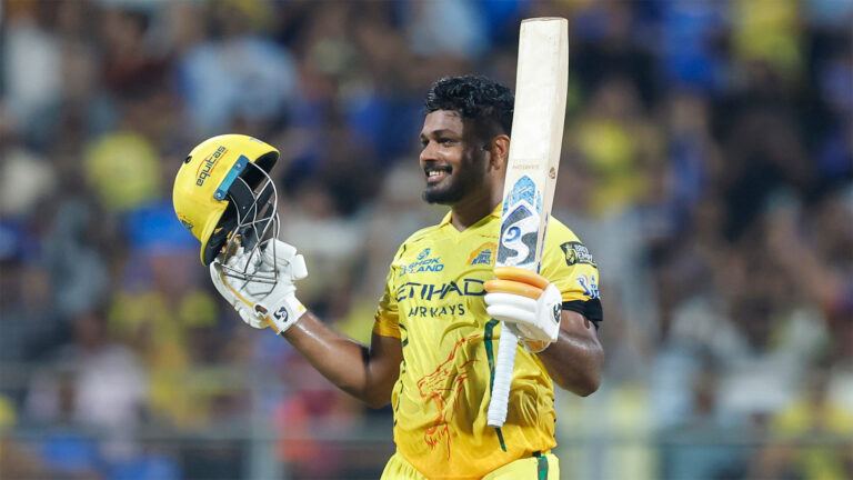 Sanju Samson century vs MI IPL 2026