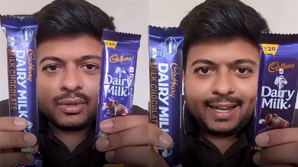 Dairy Milk India vs Australia comparison