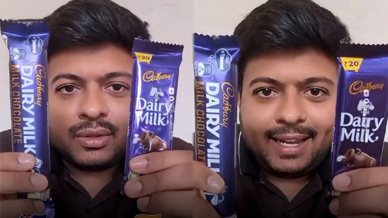 Dairy Milk India vs Australia comparison