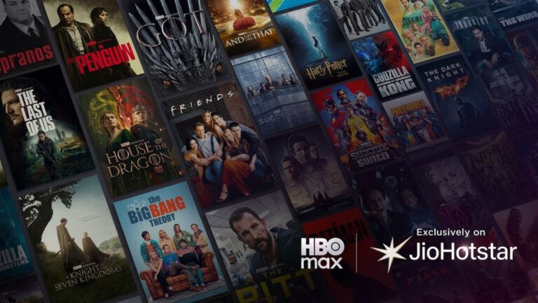 HBO Max content on JioHotstar interface