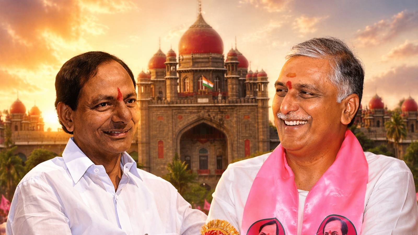 HC relief to KCR and Harish Rao