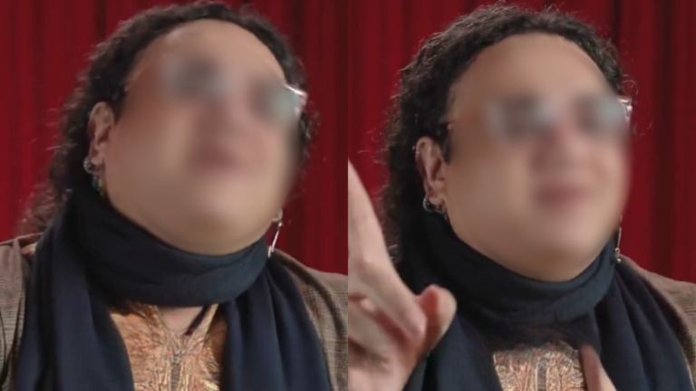 Hina Baloch speaks in a viral Queer Global in