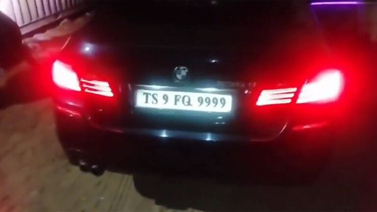 Hyderabad car number plate scam case