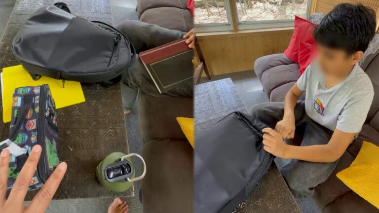 Heavy school bags vs light US school bag