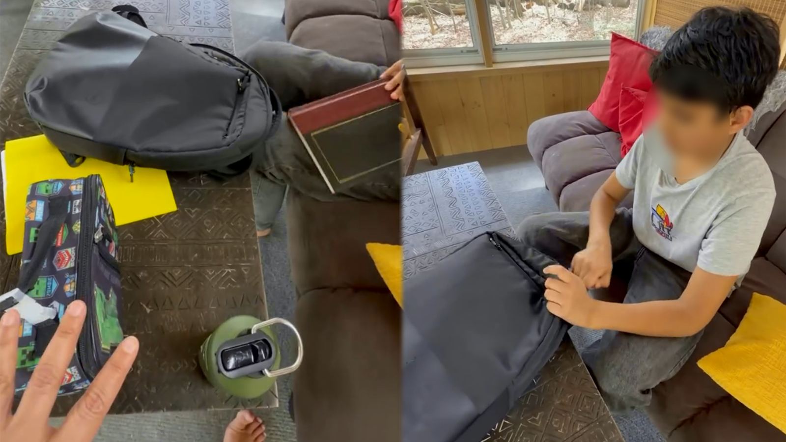 Heavy school bags vs light US school bag