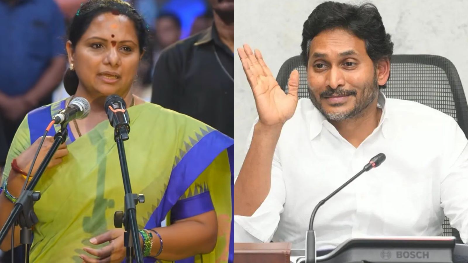 Kalvakuntla Kavitha delivering powerful speech without script at TRS event