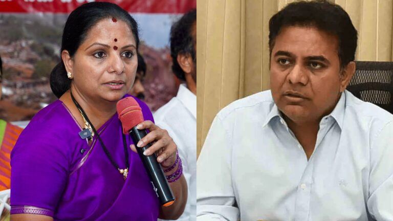 KTR and Kalvakuntla Kavitha contrasting political approaches in Telangana