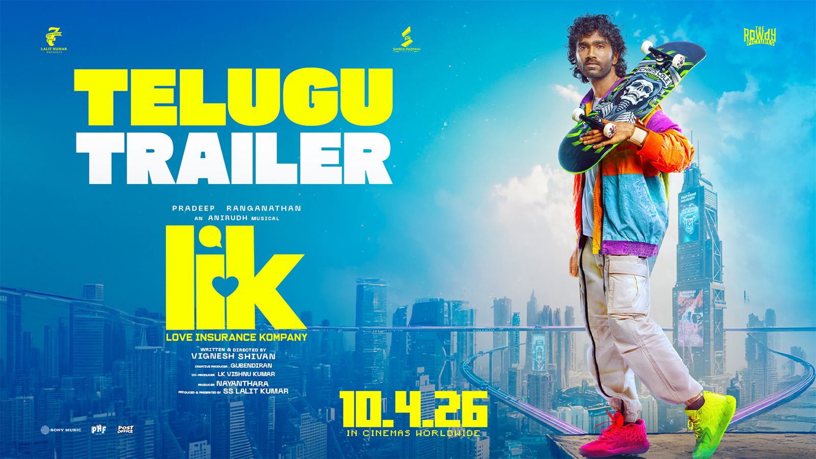 LIK Trailer Drops: Pradeep's Futuristic Romance Takes on Tech-Dependent Love in 2040