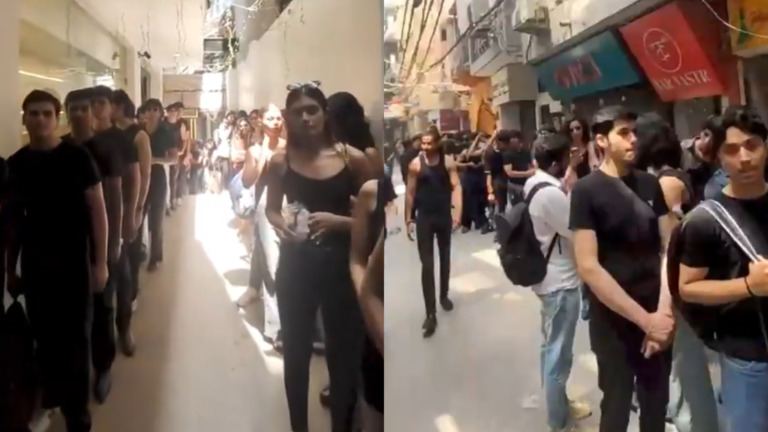 Models waiting in audition queue India