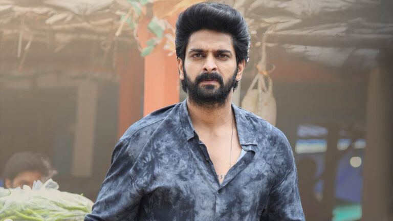 Naga Shaurya at movie event after Bad Boy Karthik release
