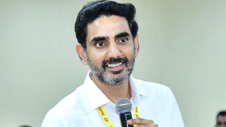 Nara Lokesh with Chandrababu Naidu meeting