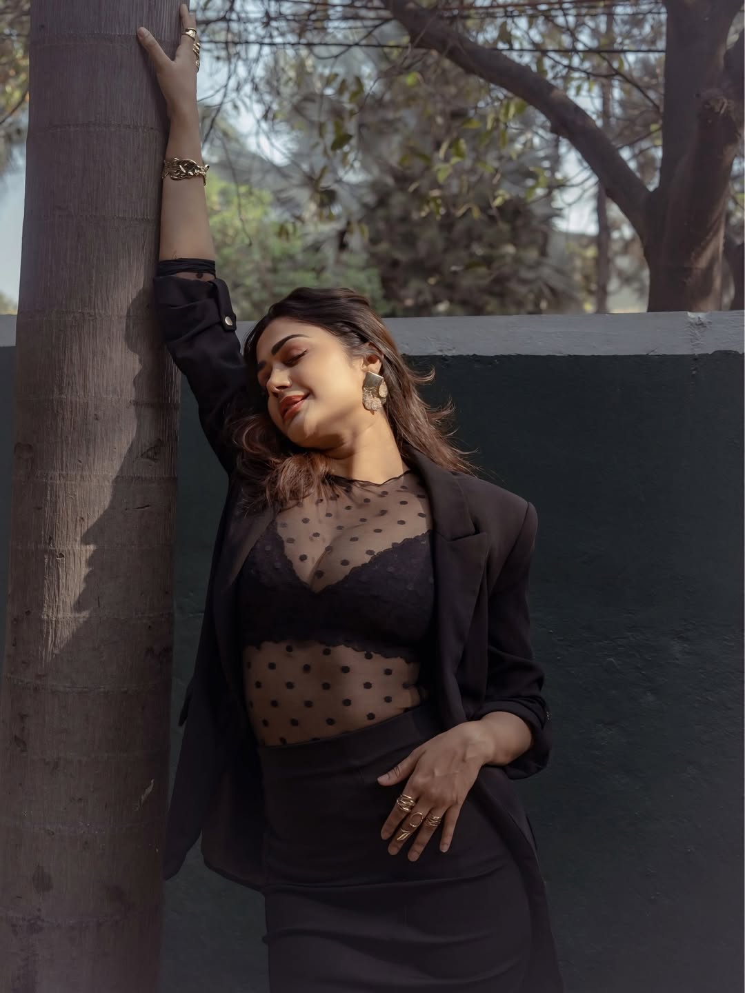 Payal Radhakrishna Flaunts Curves In Black Skirt