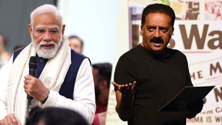 Modi and Prakash Raj cinema debate