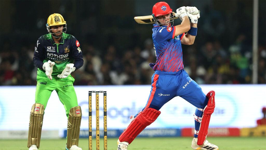 RCB vs DC IPL 2026 match action