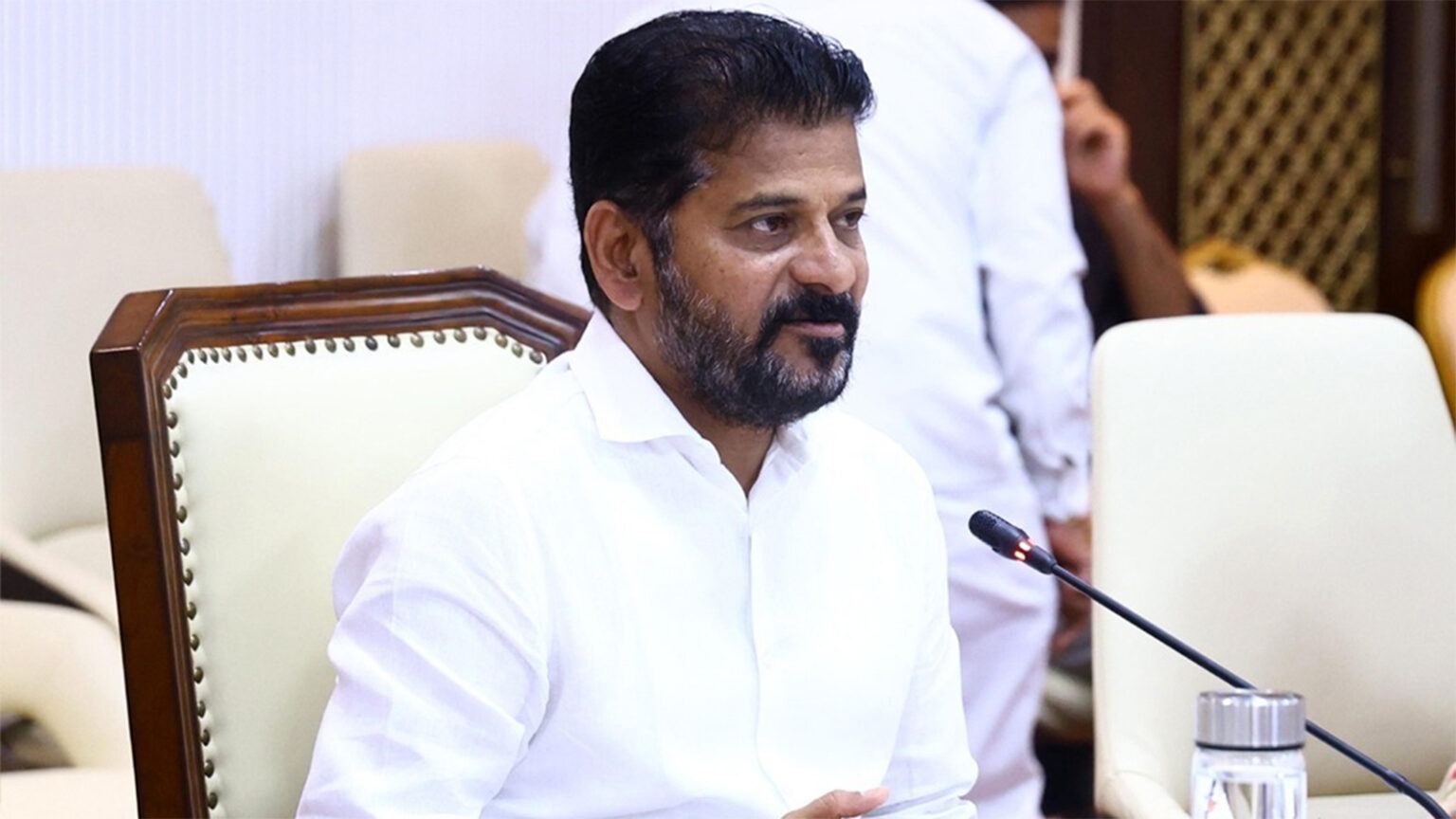 Revanth Reddy Reacts To KCR Family Political Attack