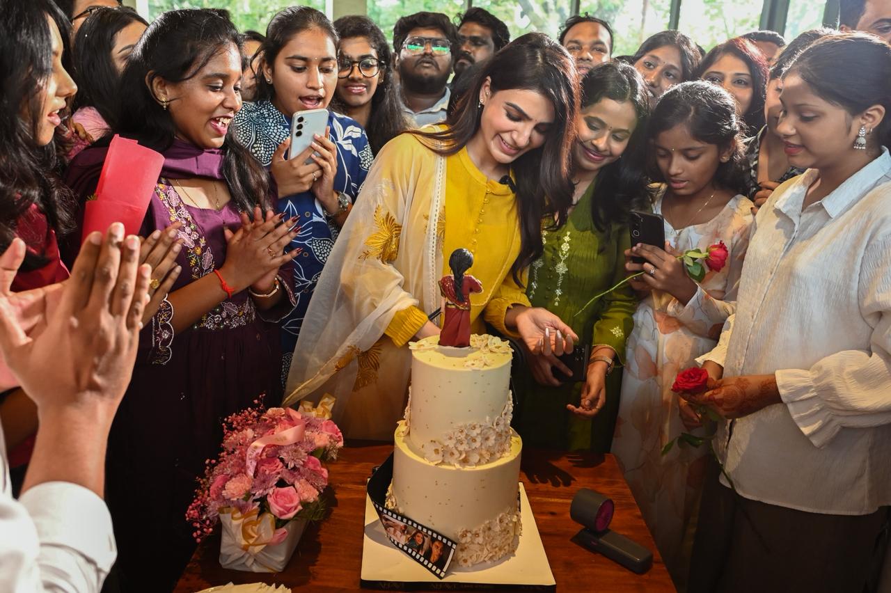 Samantha Celebrates Birthday with Fans