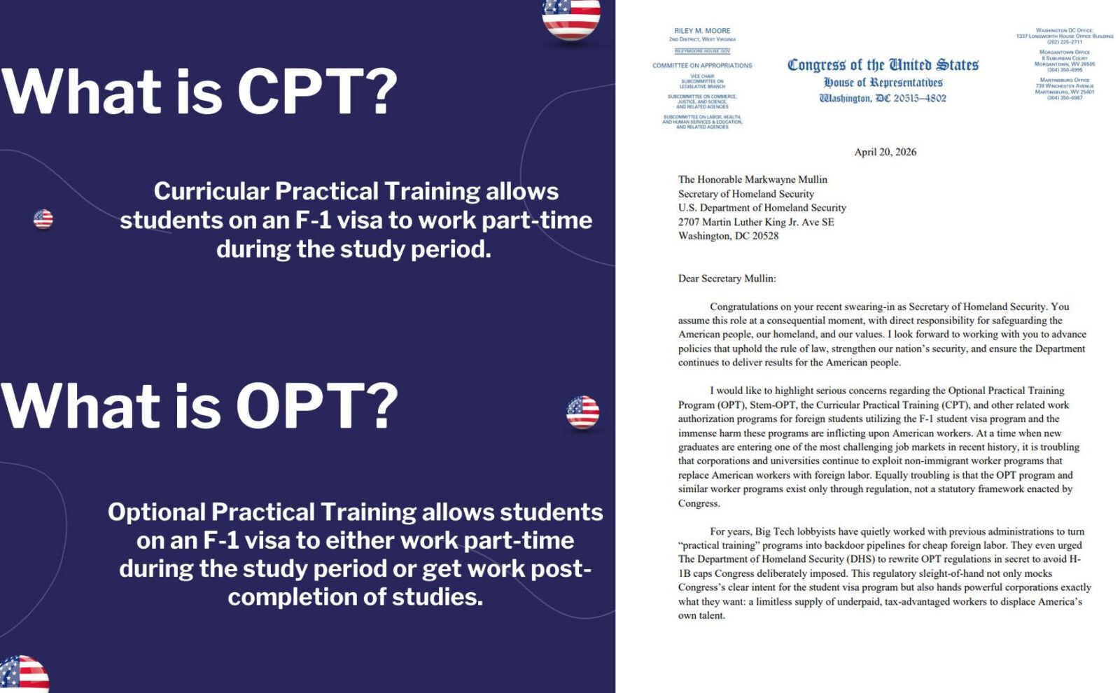 Scrap OPT, STEM-OPT: Congressman Pushes DHS