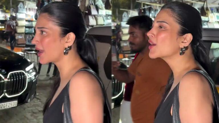 Shruti Haasan paparazzi viral video