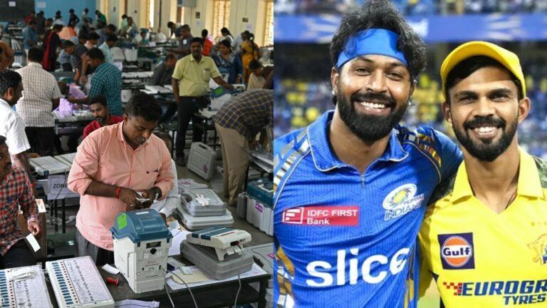 Tamil Nadu polls and CSK MI clash