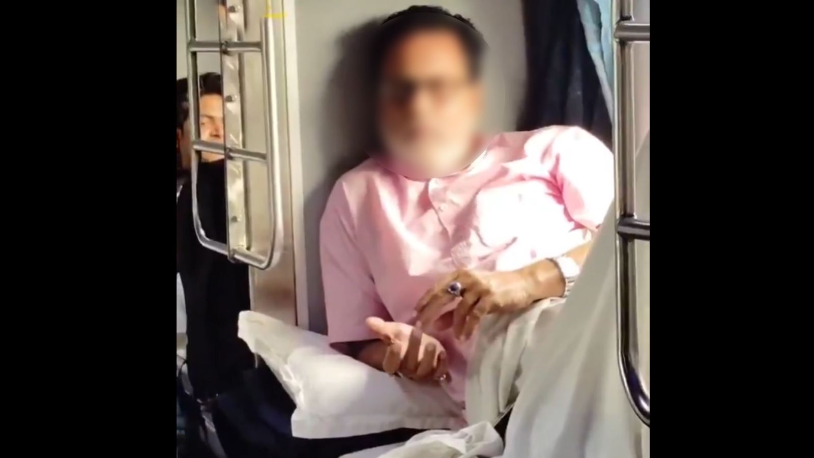 Train viral incident outrage
