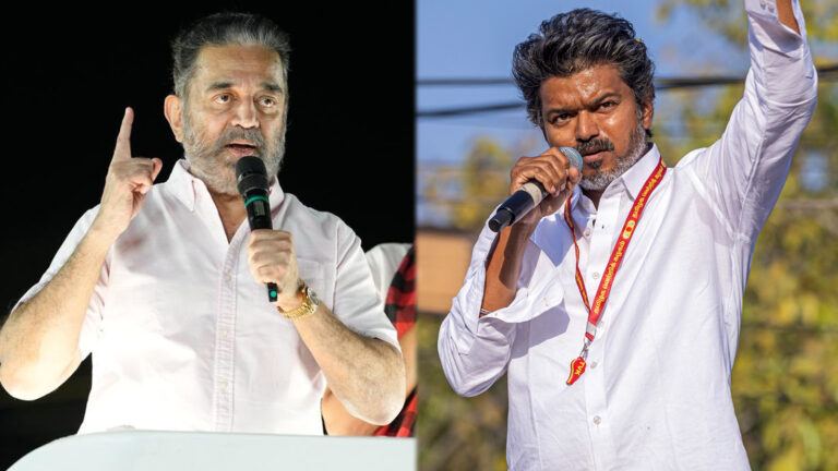 Vijay and Kamal Haasan election campaign clash