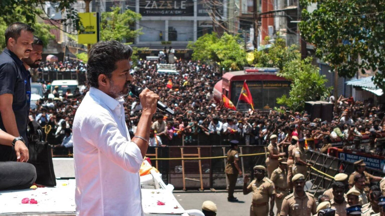 Tvk Rally Vijay TVK Rally Chaos Raises Safety Concerns