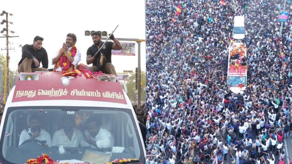 Vijay TVK rally crowds