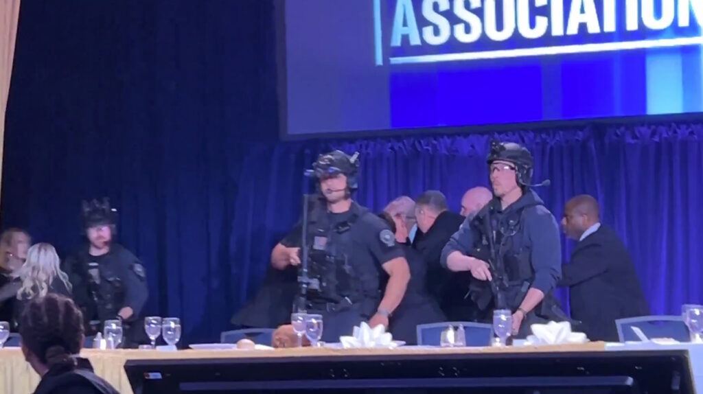 Watch Gunshots Reported at Trump White House Event