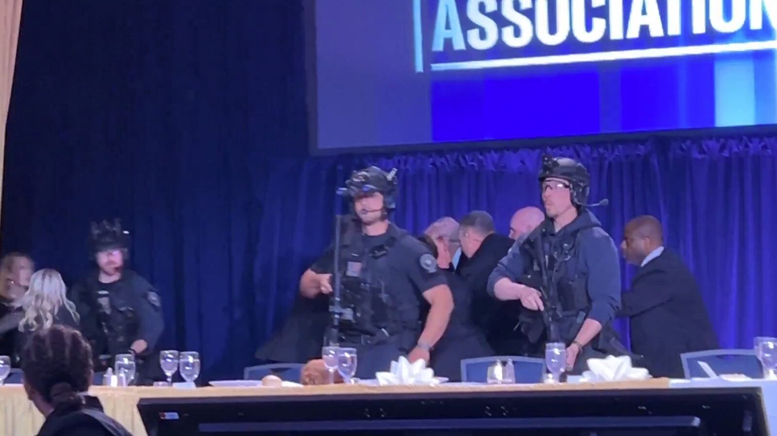 Watch: Gunshots Reported at Trump White House Event