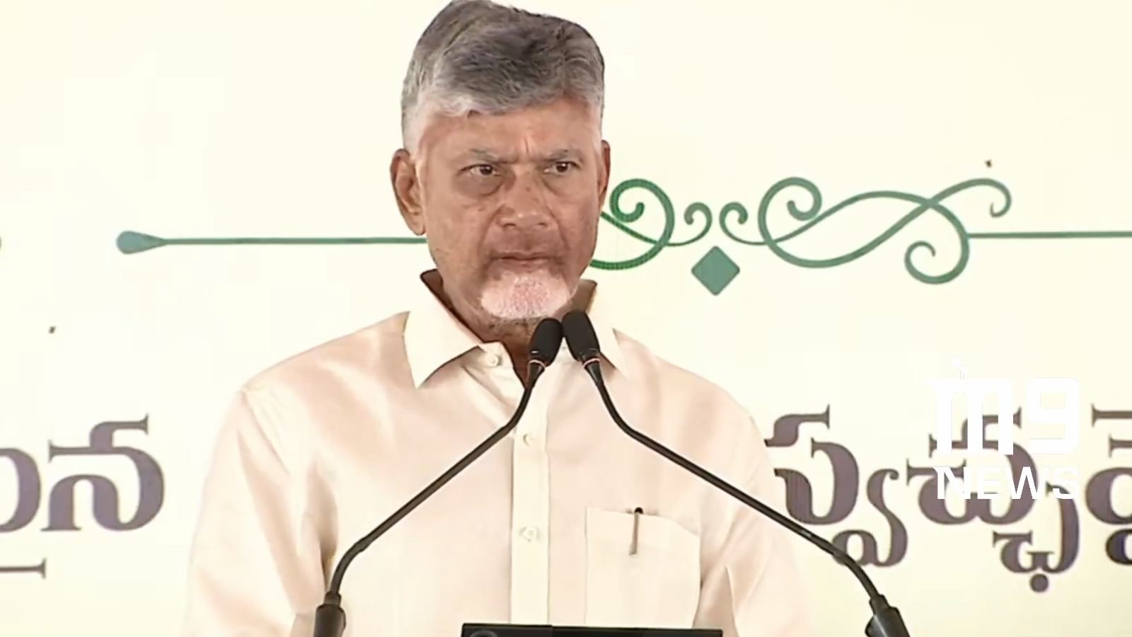 Andhra Pradesh Chief Minister N Chandrababu Naidu announcing incentives for families with more children