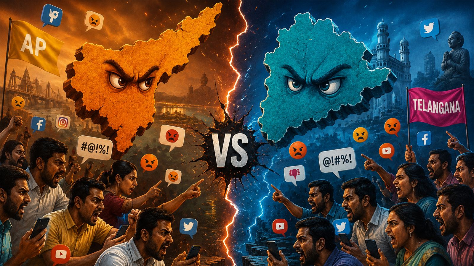 AP-Telangana Social Media Wars