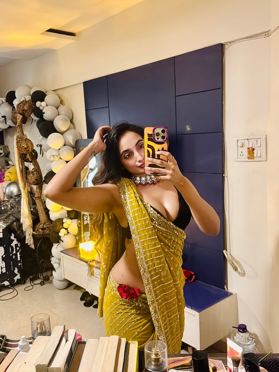 Aparna Reddy Striking A Bold Festive Fashion Pose