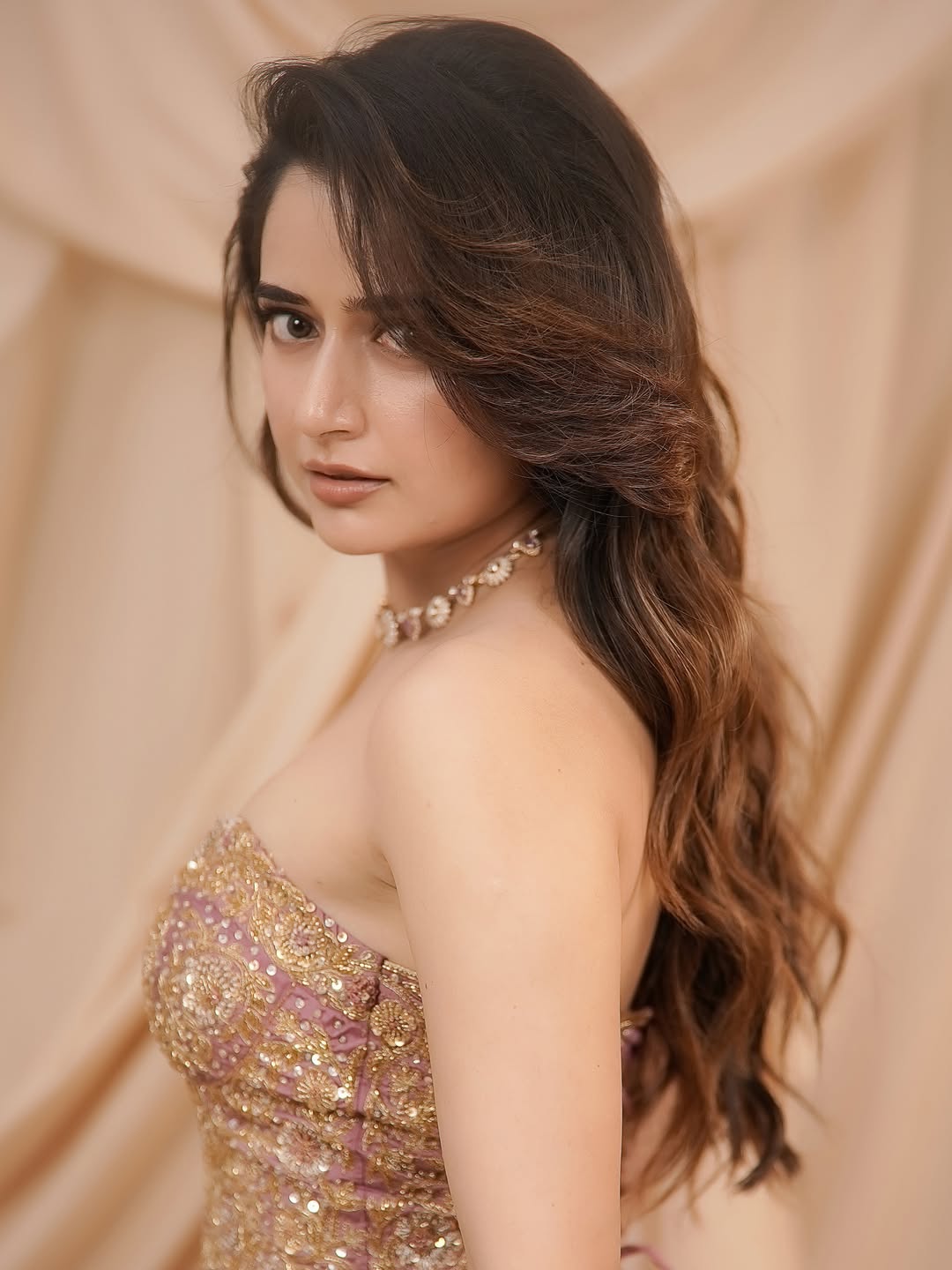 Ashika Ranganath Side Profile Sharp Gaze Portrait