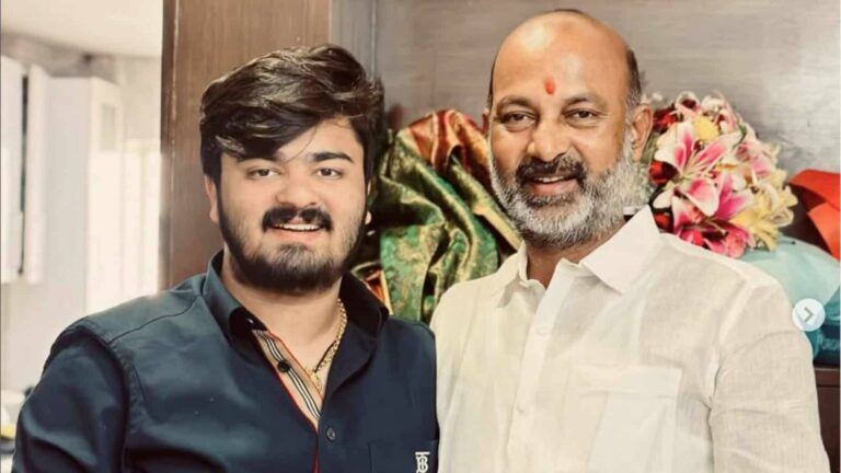 POCSO Case Against Bandi Sanjay’s Son Bhagirath Sparks Row