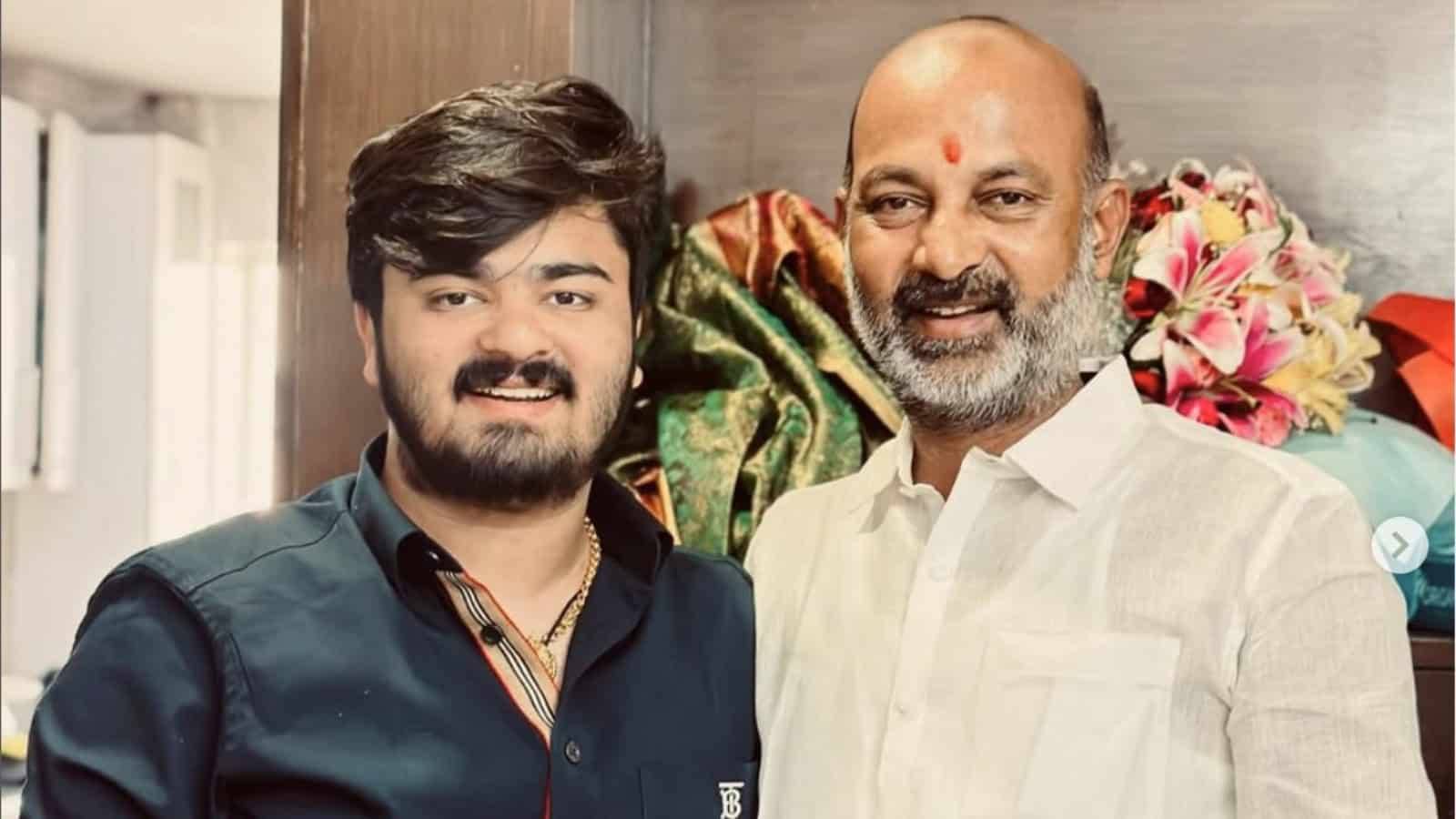 POCSO Case Against Bandi Sanjay’s Son Bhagirath Sparks Row