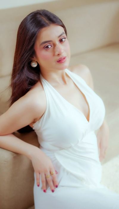 Pics: Darshana Banik Radiates Angelic Charm In White Gown