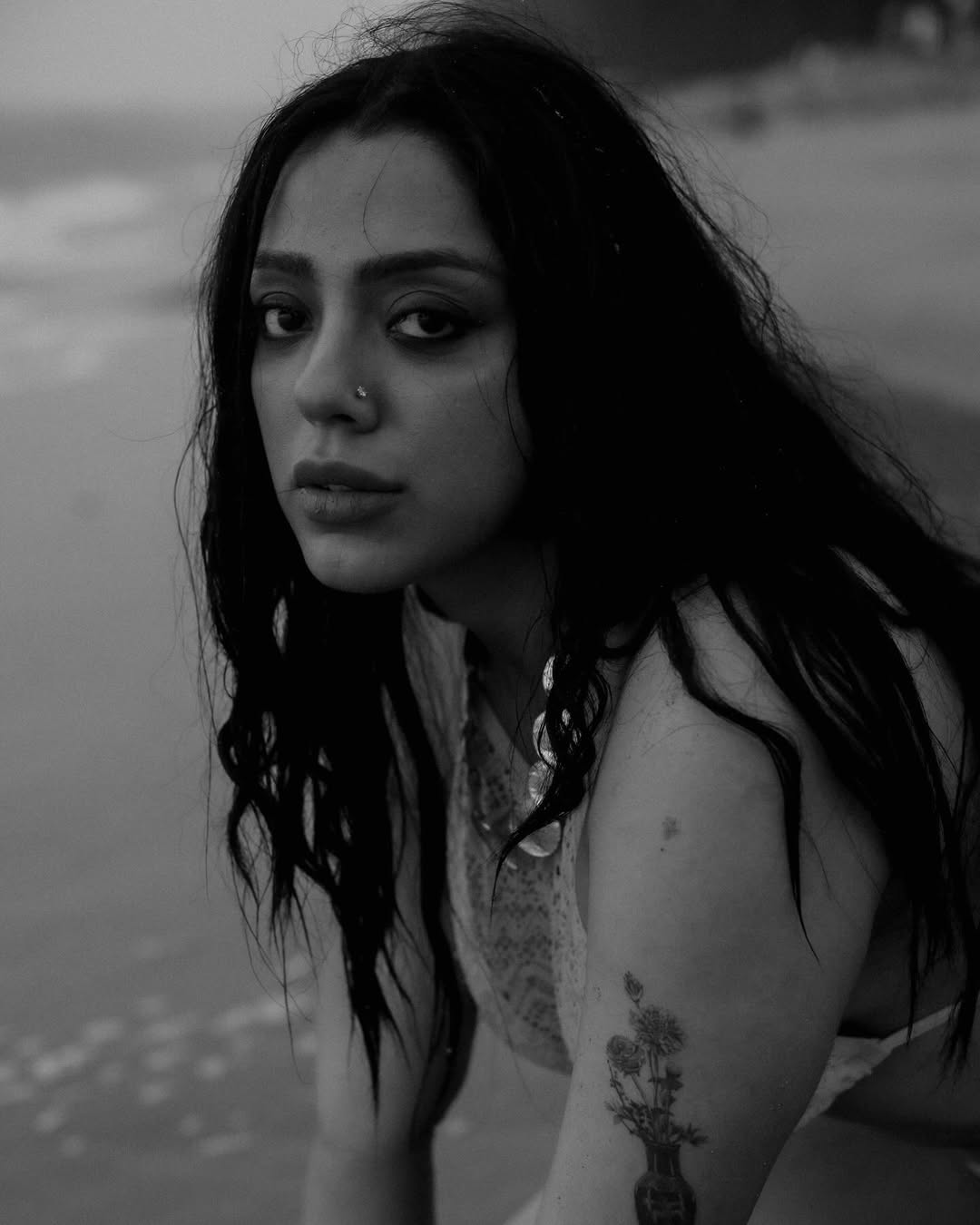 Deviyani Sharma Intense Gaze In Bikini Stills
