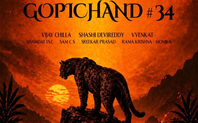 Gopichand 34: A New Action Saga Begins