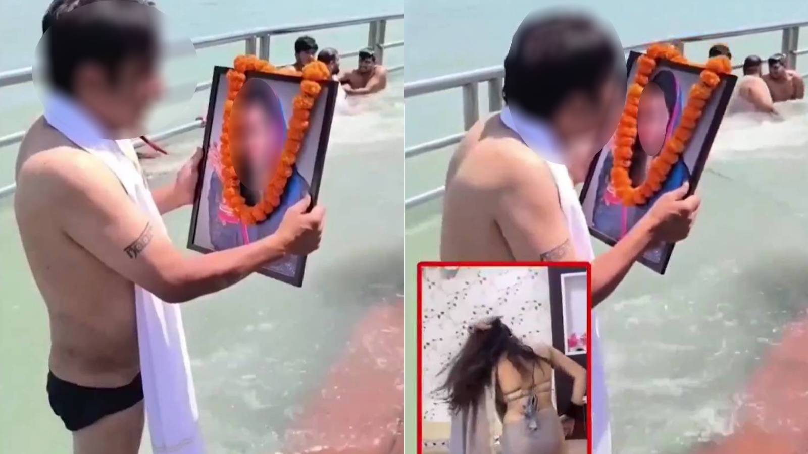 Viral Video: Husband Performs Wife’s Last Rites Over Nudity