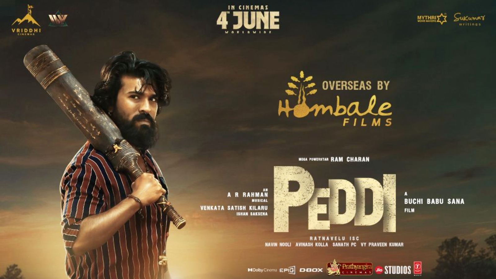 Hombale Films Launches Overseas Distribution with PEDDI