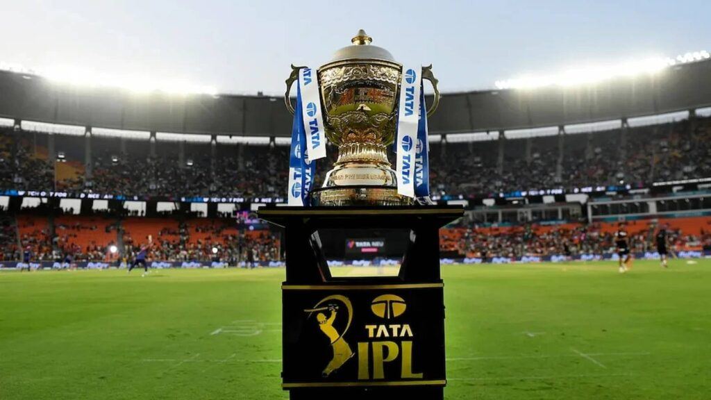 IPL match crowd and TV broadcast view