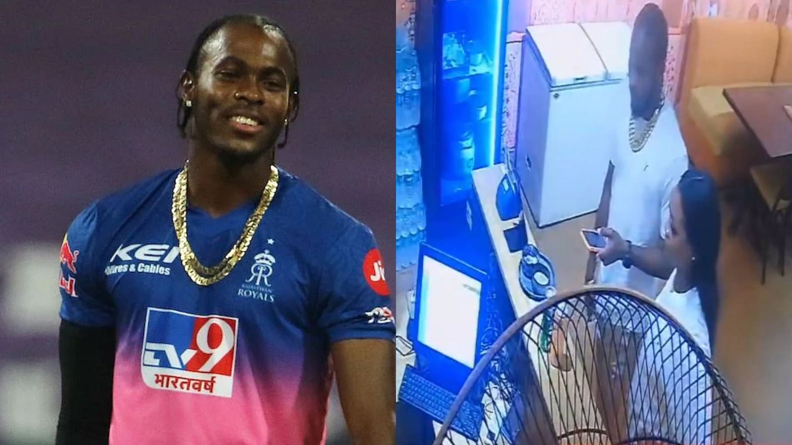 Jofra Archer Jaipur hotel clip