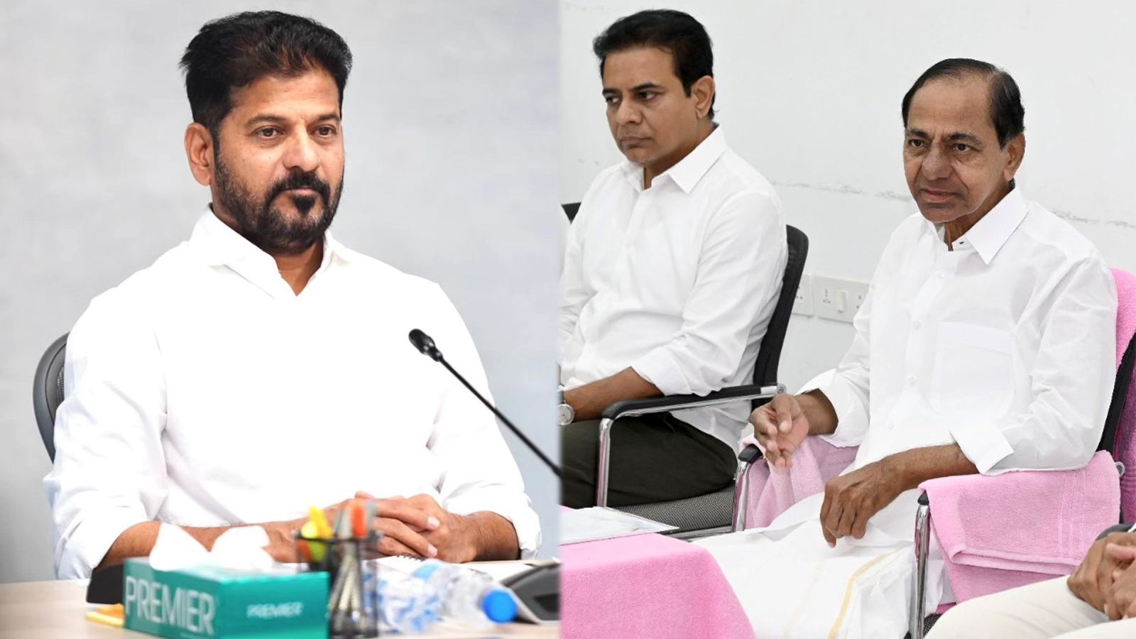 KCR KTR Revanth Politics