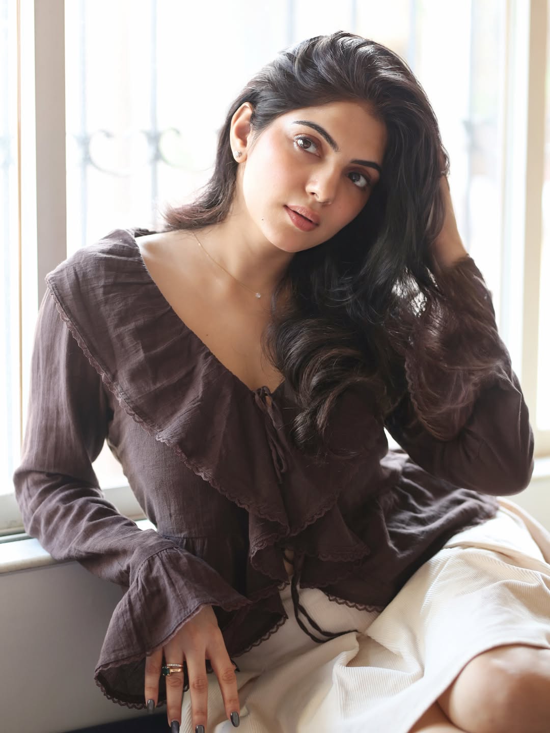 Misha Narang Chic Window Light Portrait