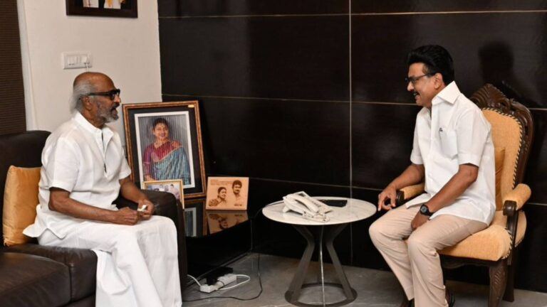 Stalin meeting Rajinikanth
