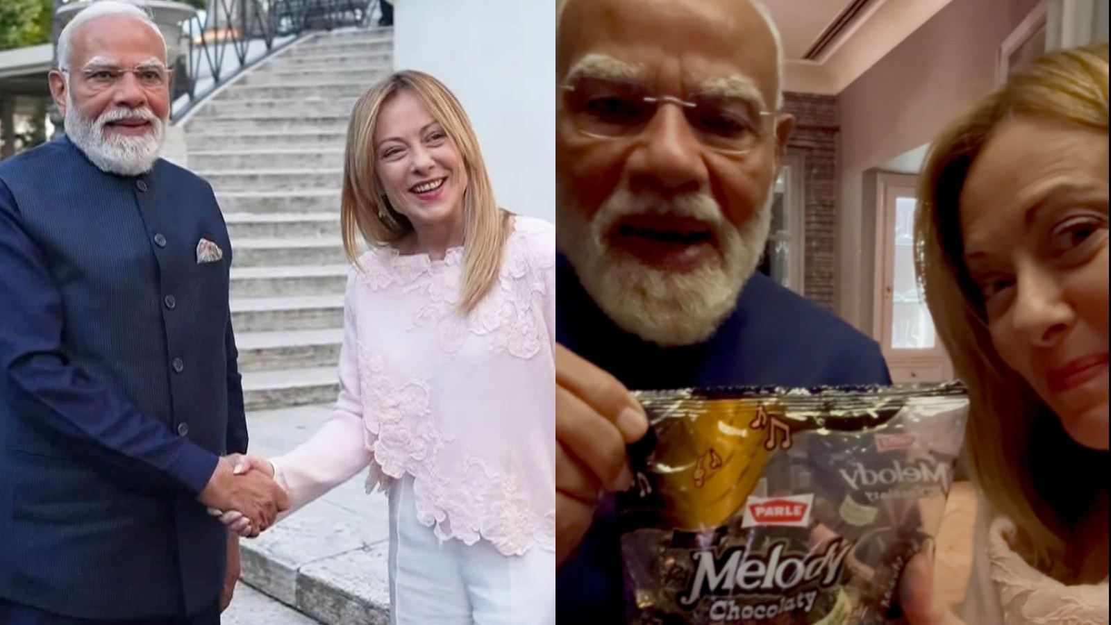 Modi gifts Melody to Meloni