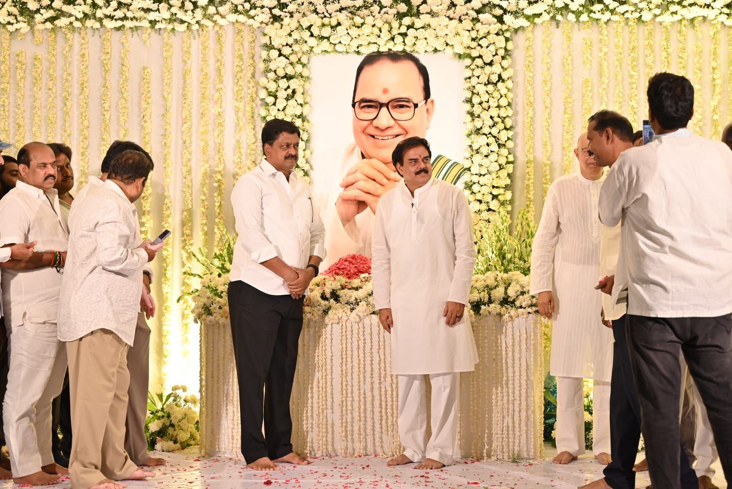 Pics: Nadendla Bhaskar Rao 10th Day Rituals in Hyd