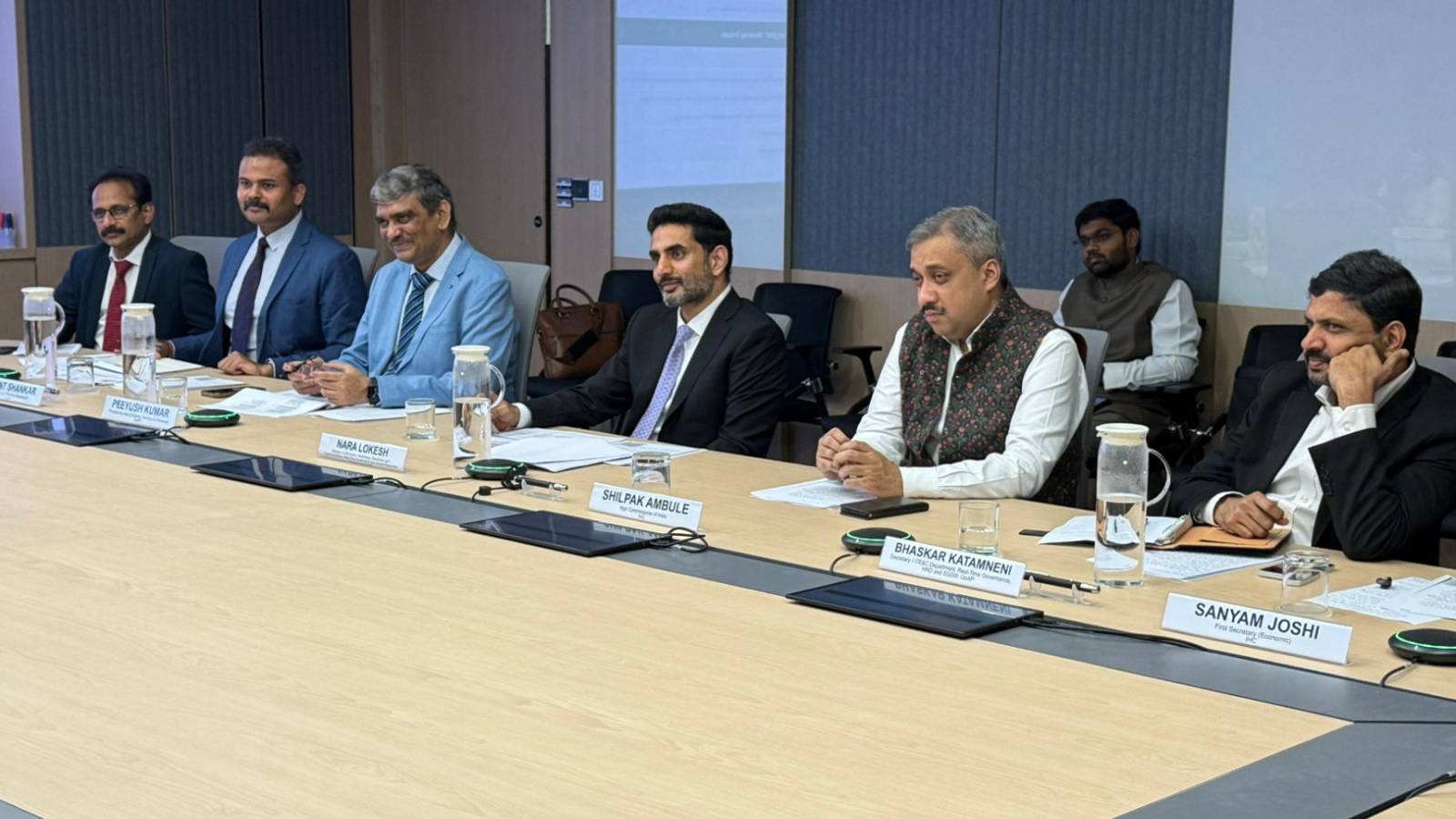 Nara Lokesh Singapore visit